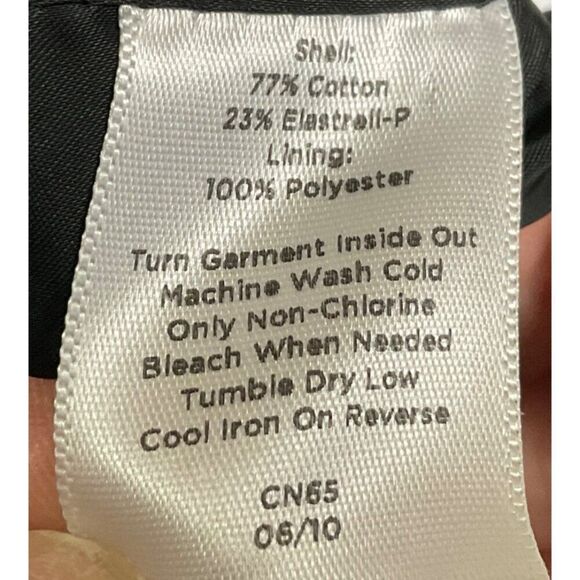 Talbots Women's Black Velvet Peplum Blazer Jacket Size 12, Lined, Pockets - Picture 11 of 11